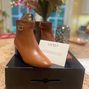 Brand new never worn Lauren by Ralph Lauren ankle boot. Mint condition.